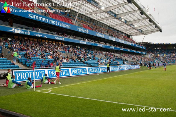 Noorwegen Stadion led-display