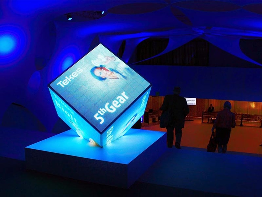 Advertising LED Cube Display