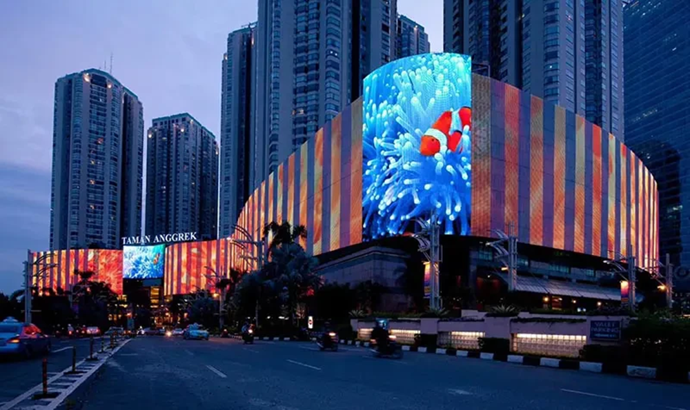 Building Advertising LED Mesh Display