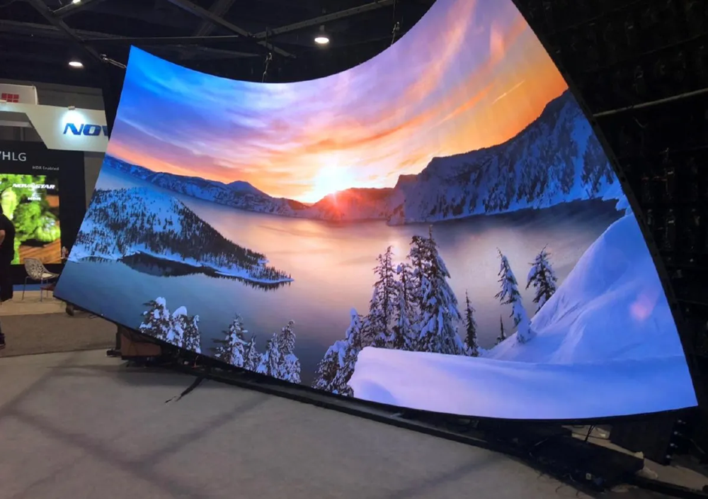 Flexible LED Screen For Immersive Displays