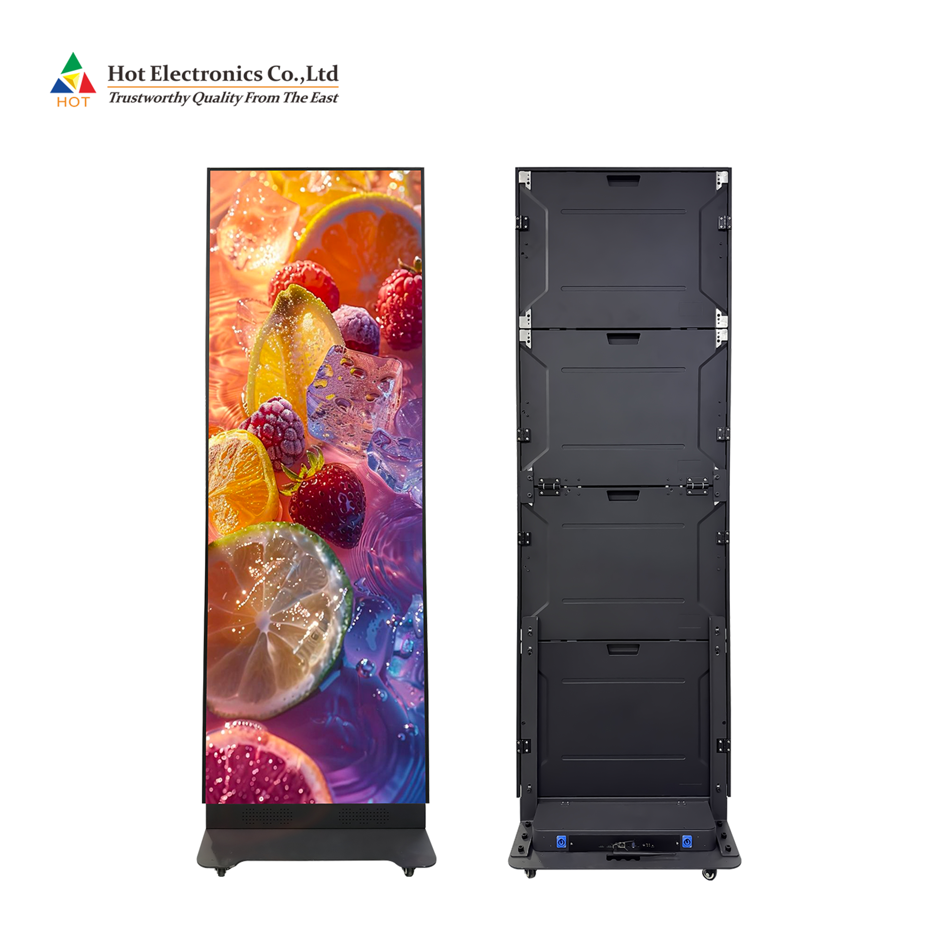 P1.86 GOB Foldable LED Poster Screen